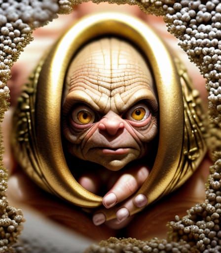 Gollum - trapped in someone else's precious little ring