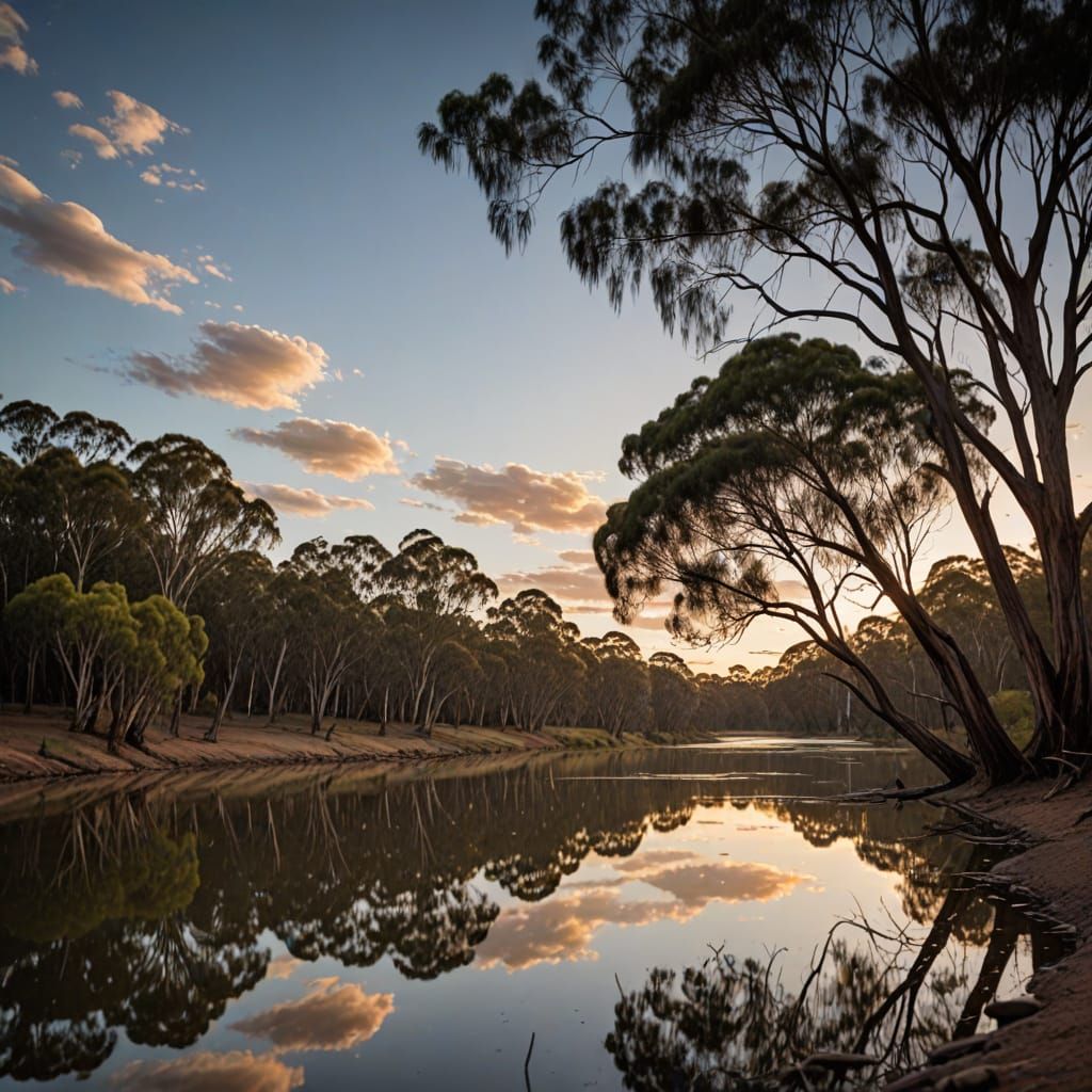 Ethereal Murray River Scene in Professional Photography