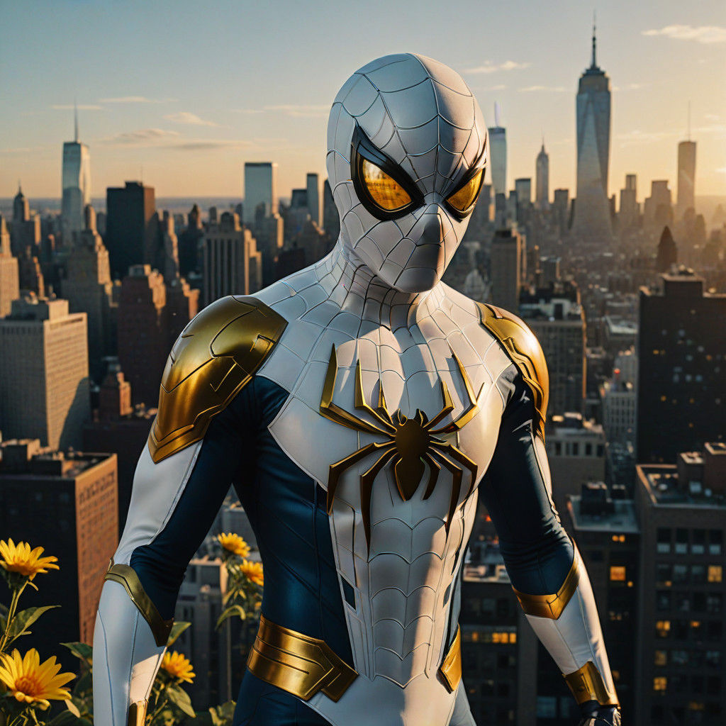 Epic Cinematic Spider-Man in Sunset Manhattan