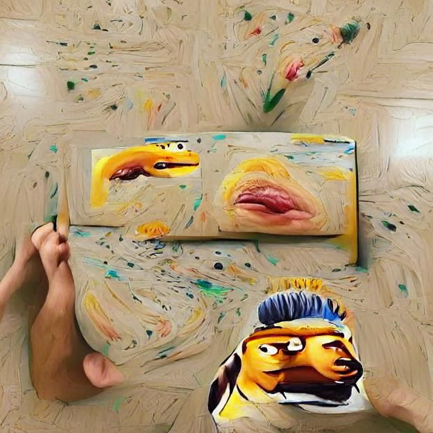 AI Image from Blank Prompt