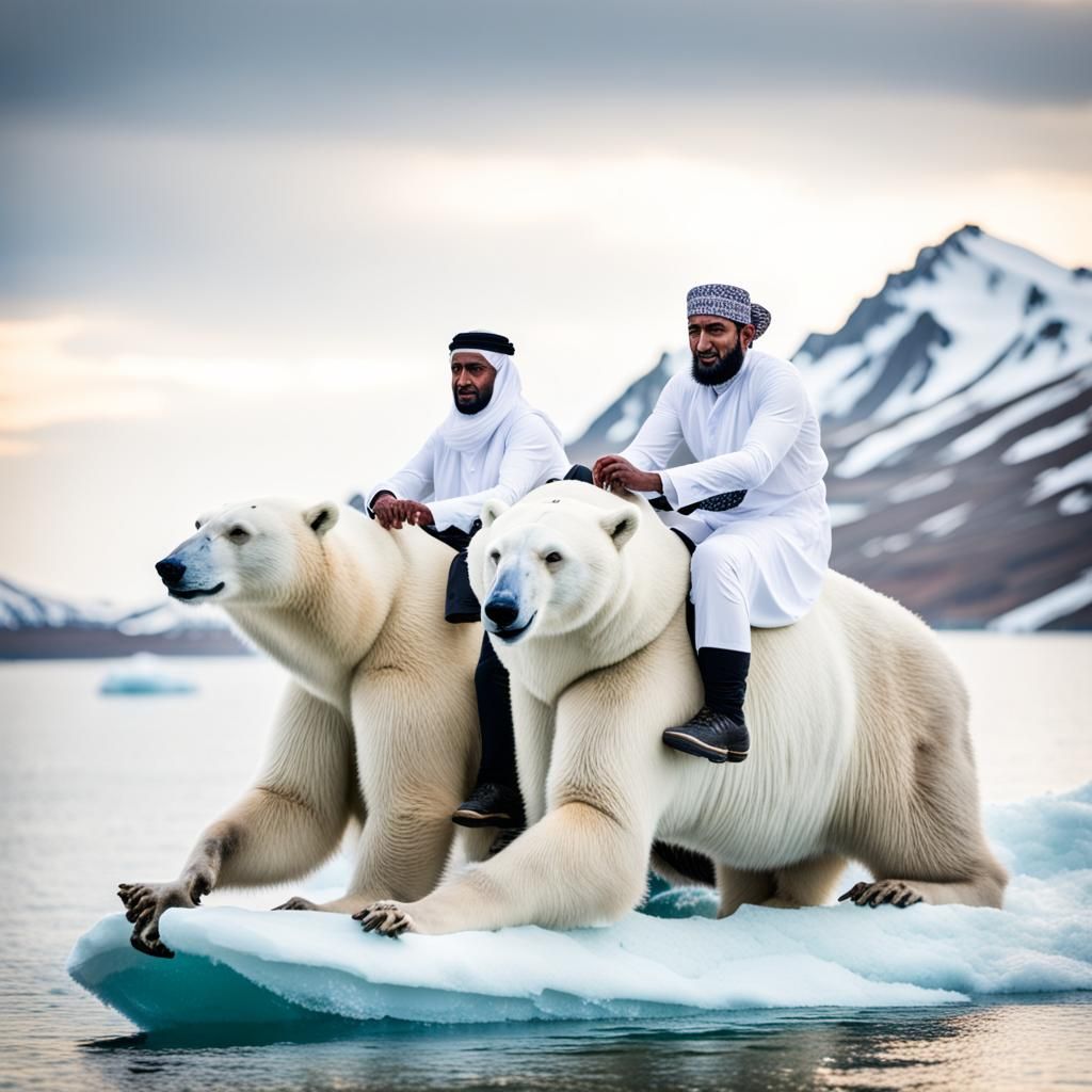 Muslims Riding Polar Bears: Professional Photography