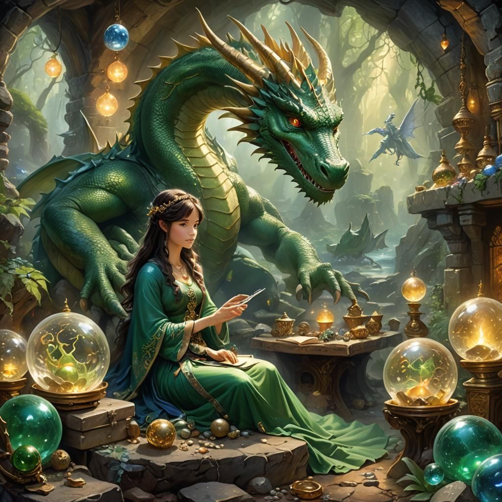 anime manga scene of a cunning clever charismatic female eno...