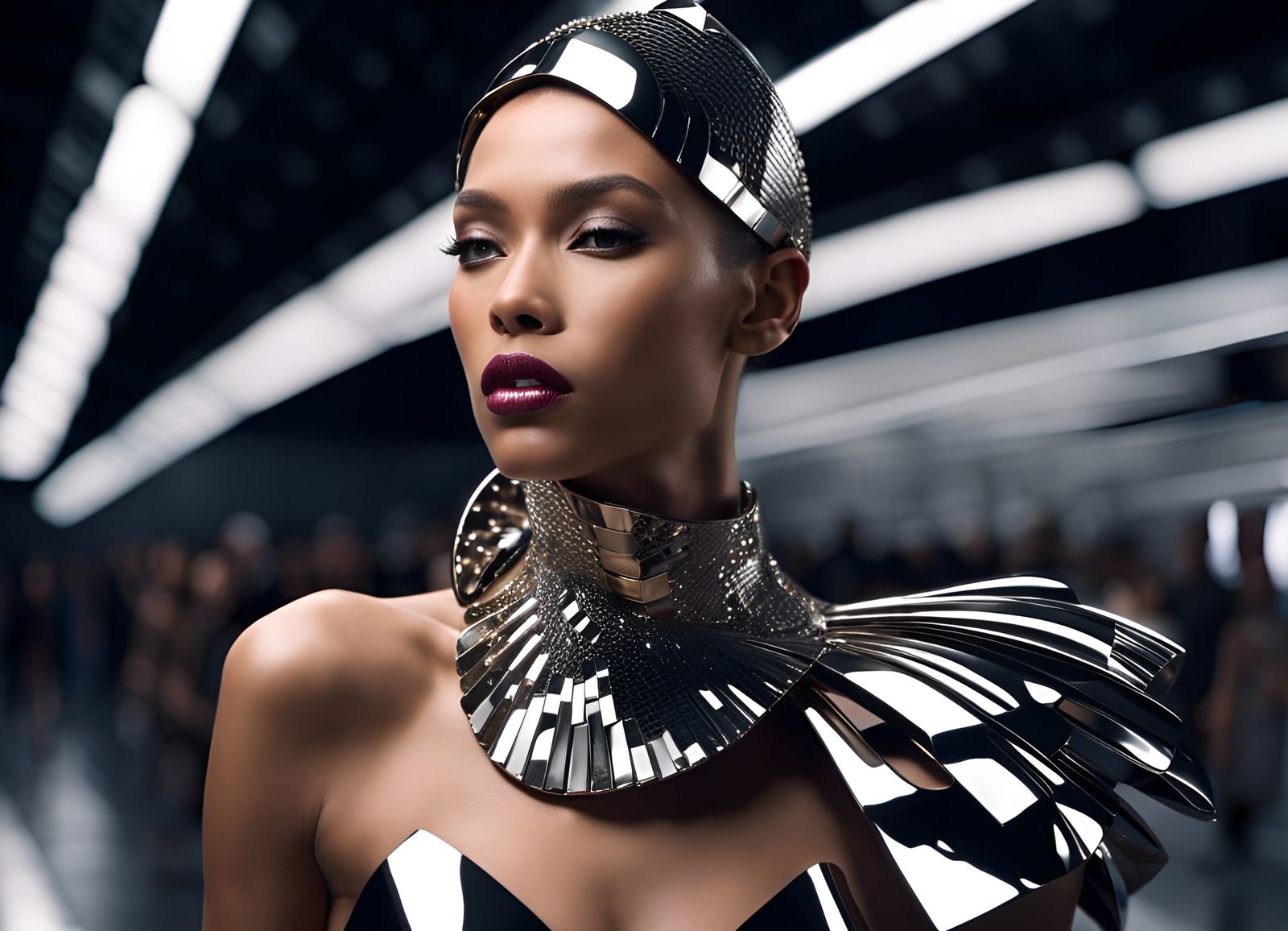 Avant-Garde Fashion Photography with Surreal Props