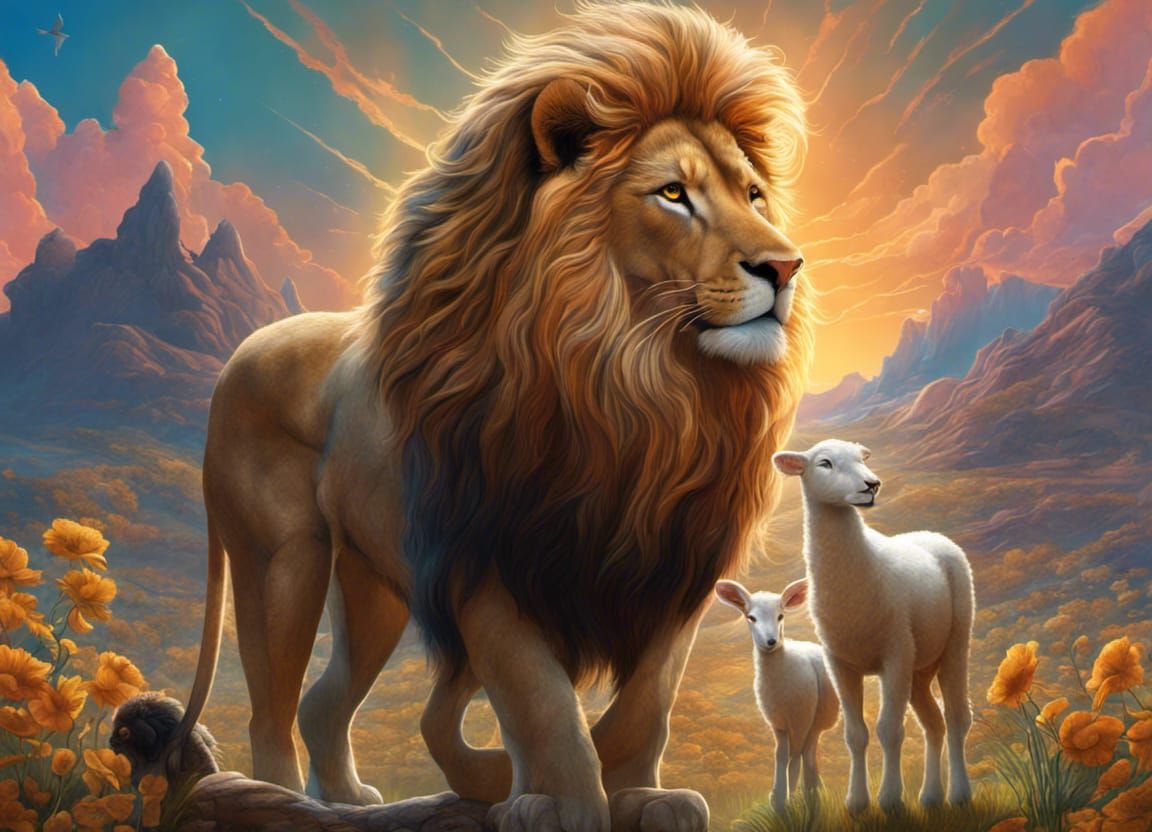 The Peaceable Kingdom, or The Lion and the Lamb