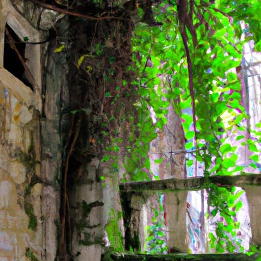 City Overgrown: Vines and Moss Take Over