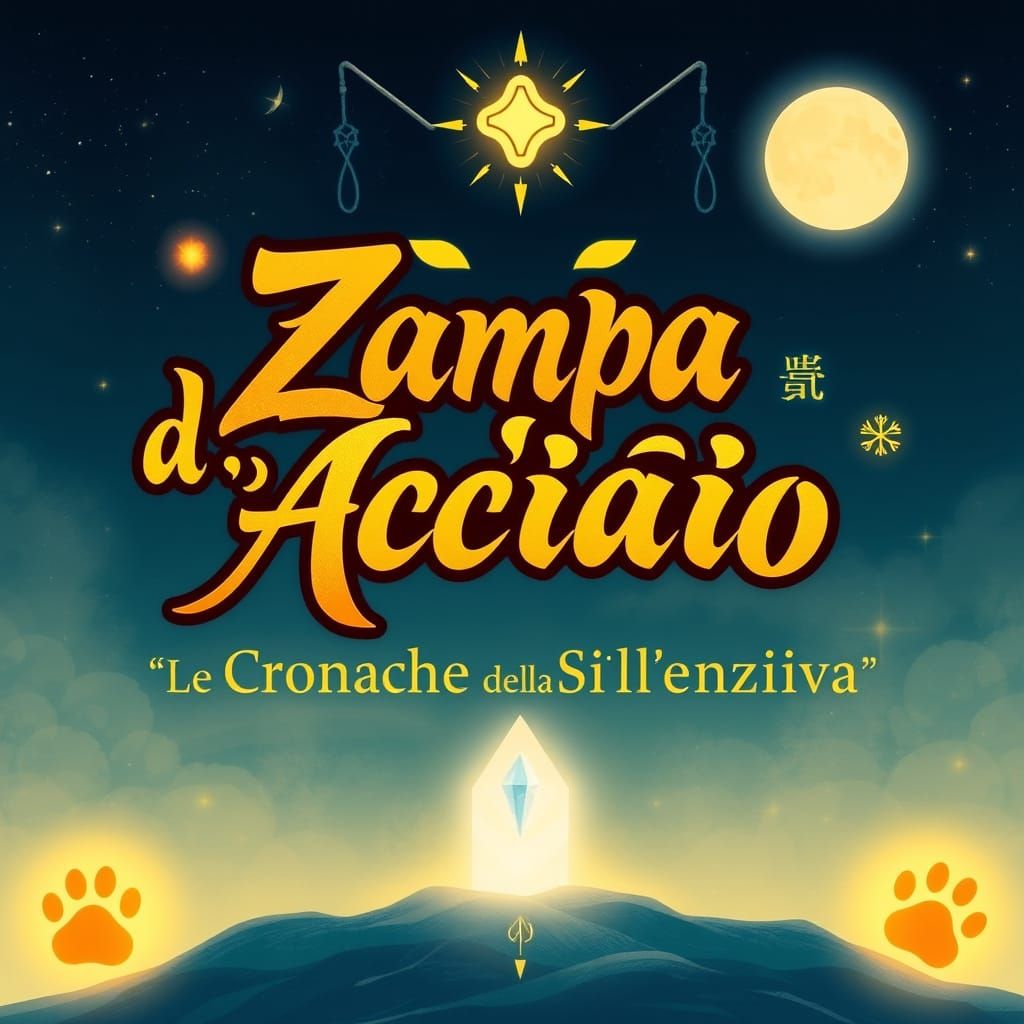 Mystical Feline Adventure Logo in Vibrant Anime Style
