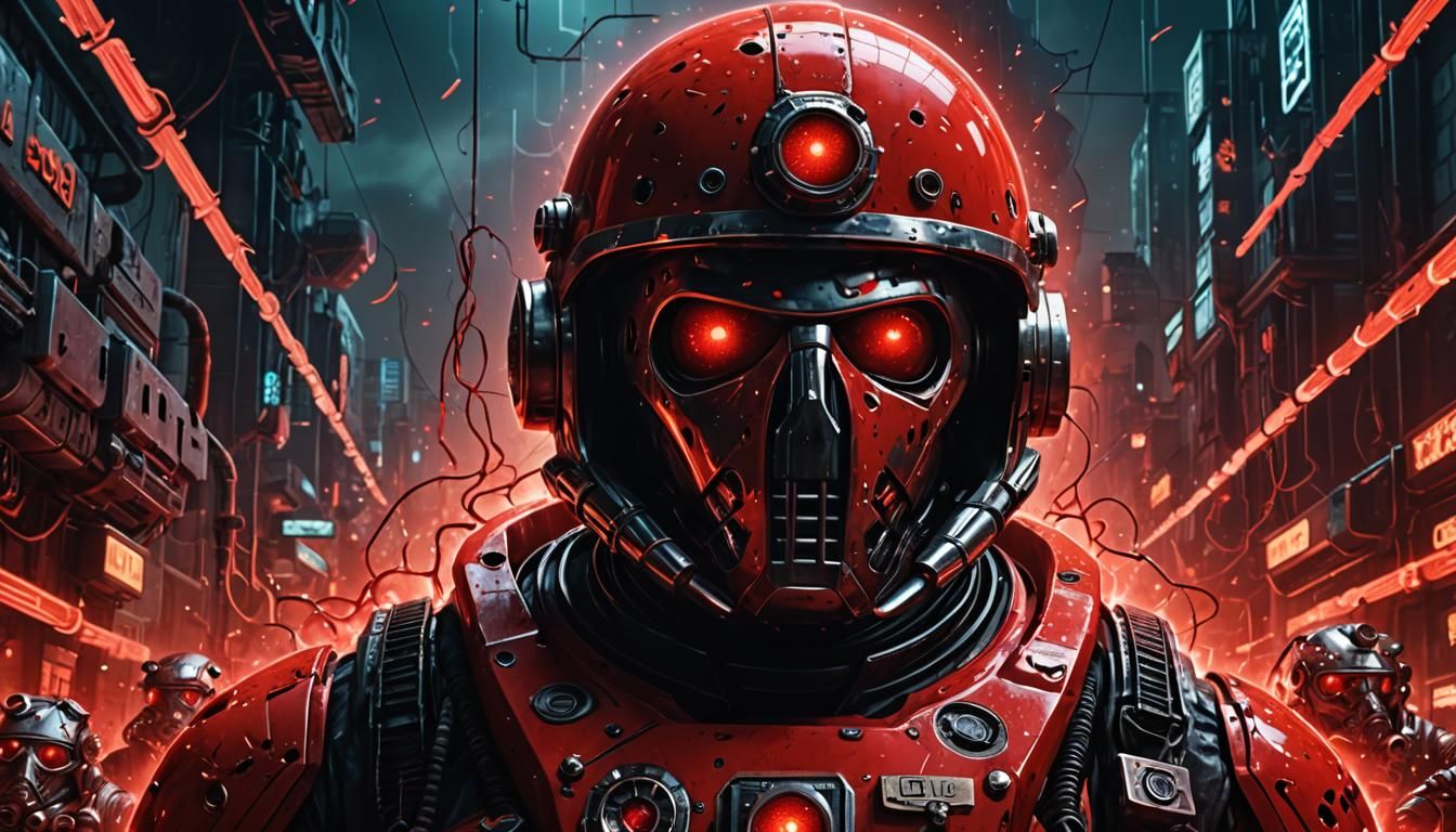 Retro Sci-Fi Movie Poster in Pop Art Style