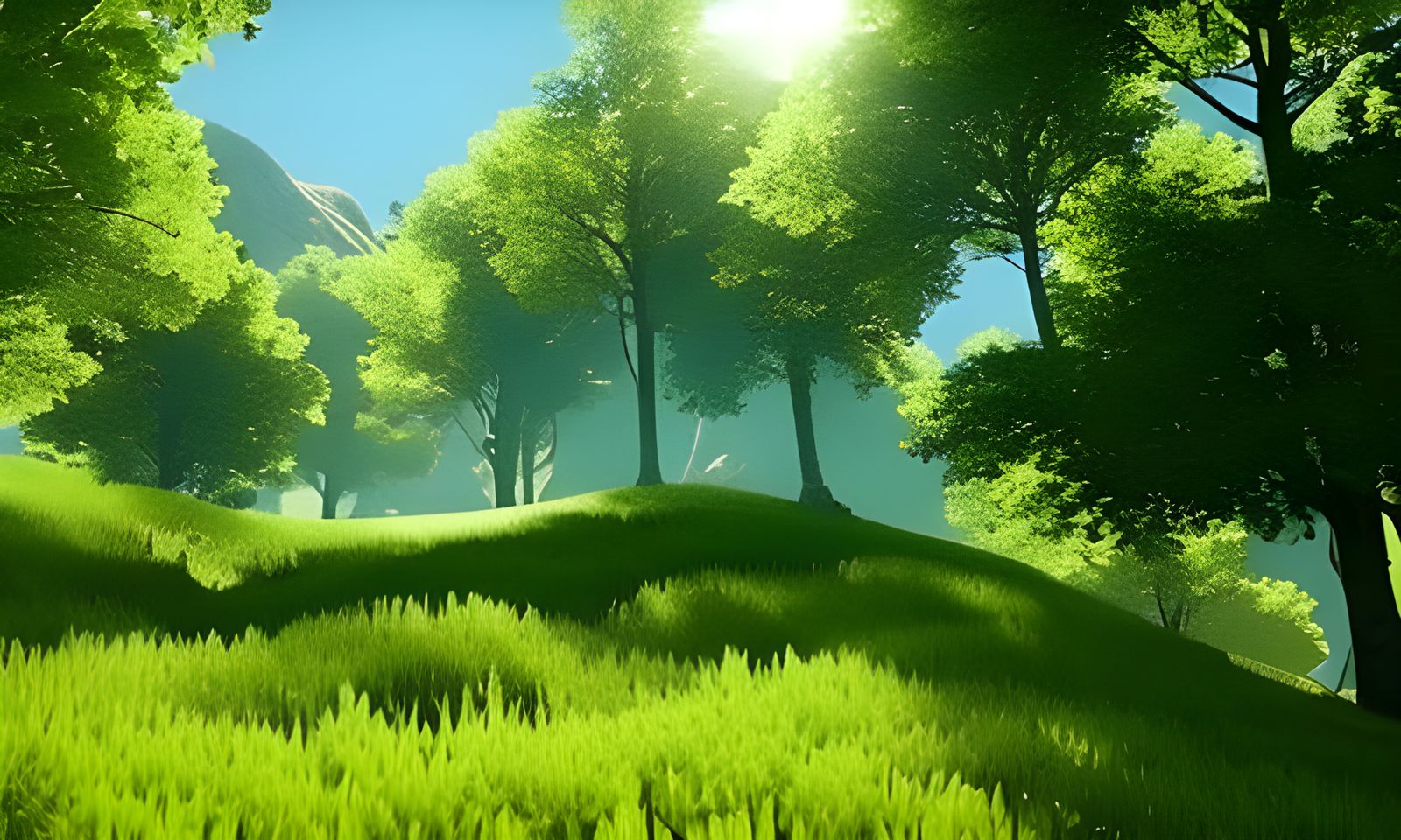 Beautiful Pastoral Landscape Rendered in Unreal Engine 5
