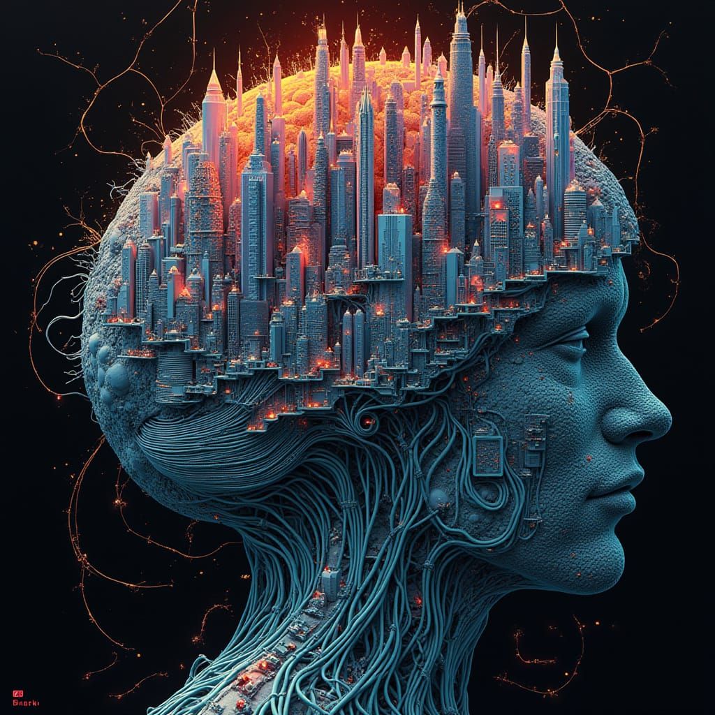 Neural Metropolis Unveiled: A Futuristic City Within the Hum...