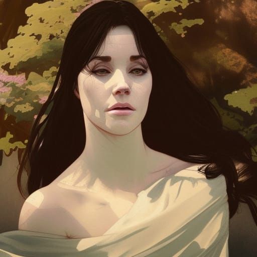 Celtic Woman Portrait on Dismal Swamp Shore