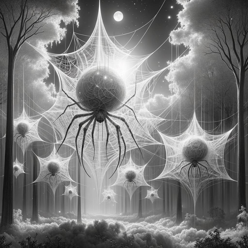 Enchanted Forest: Ethereal Dream-Weaving Entities