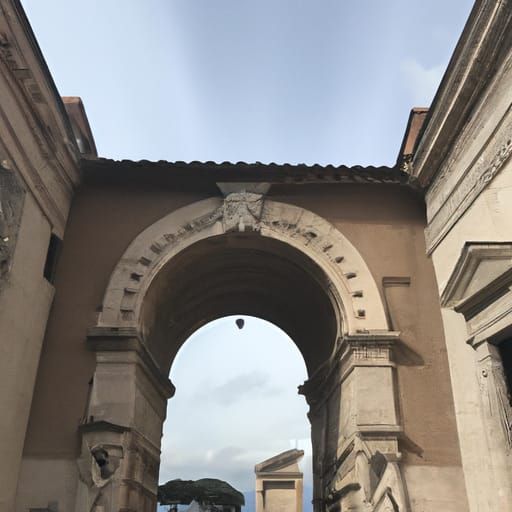 Grand Roman Market Entrance