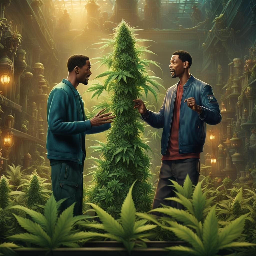 Will Smith and Chris Rock High-Five Over Cannabis
