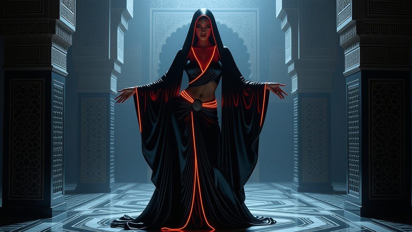 Onyx Sculpture of a Dancing Goddess