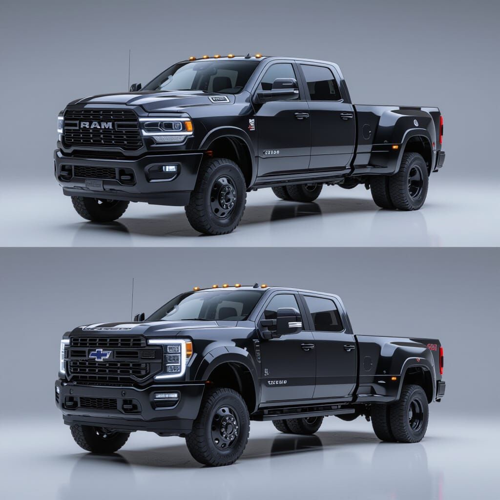 Hybrid Truck: Ram Front, Chevy Rear, Ford Sides