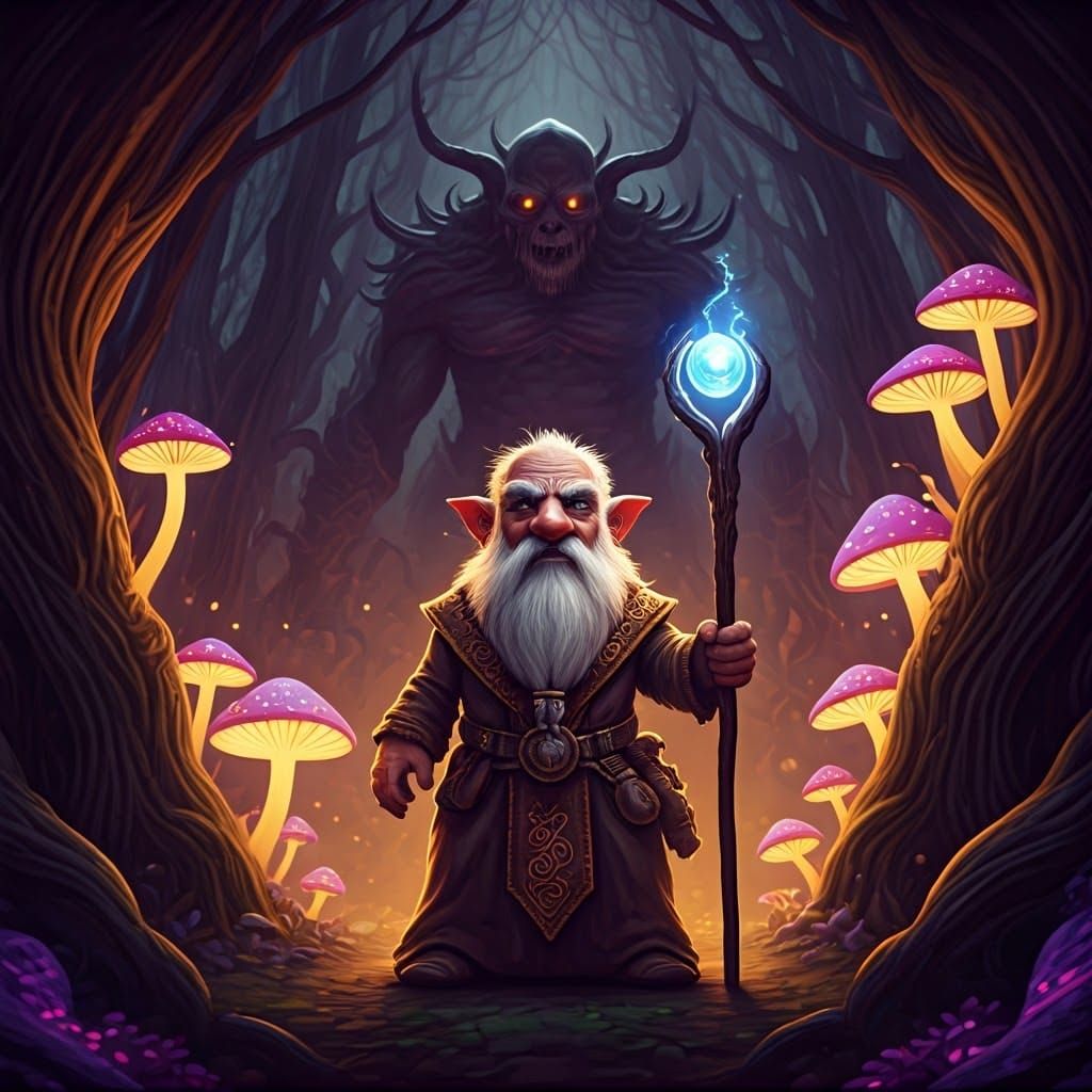 Whispering Wizard of the Ancient Forest