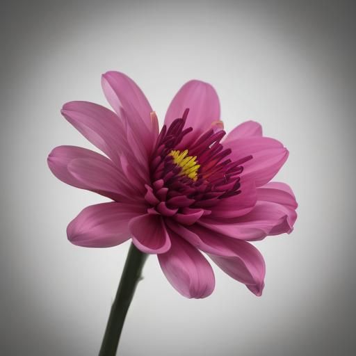 Ethereal Dahlia: Minimalist Macro Photography