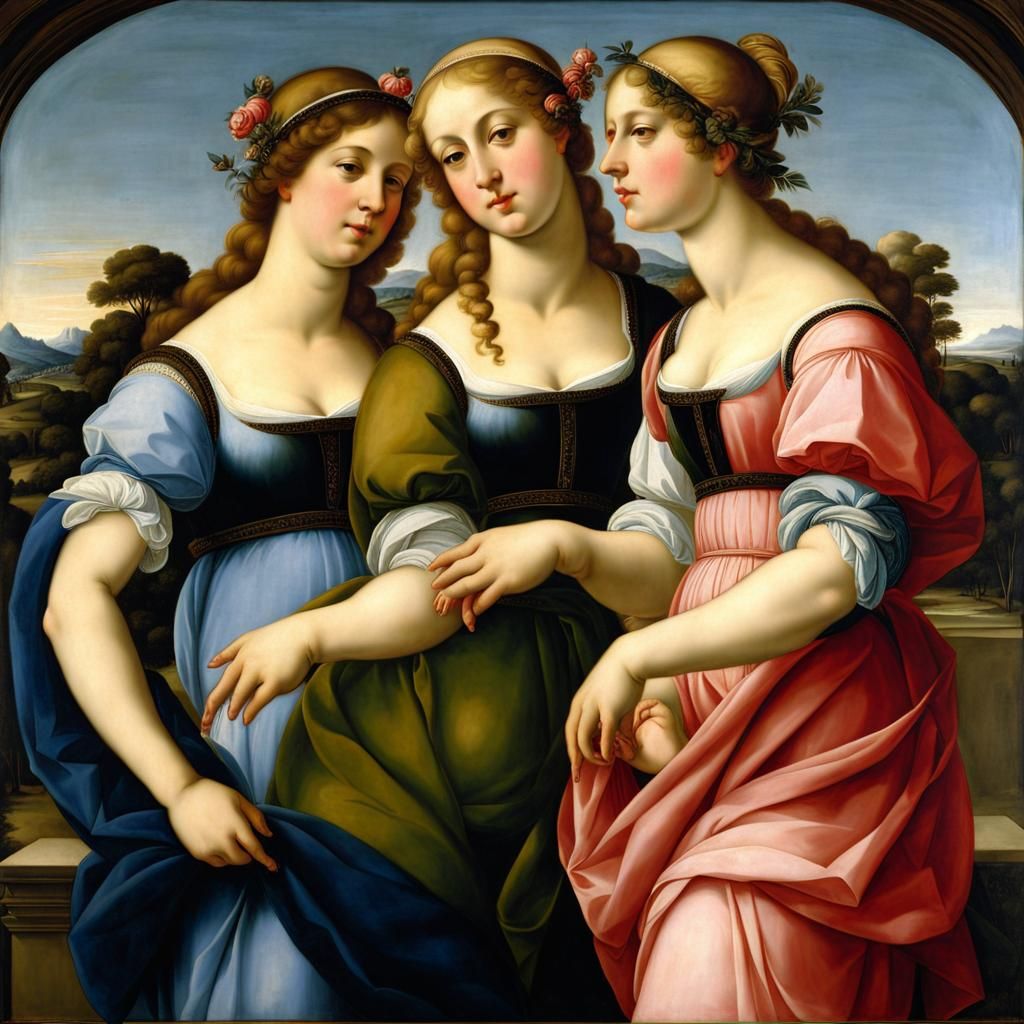 Three Graces Renaissance Painting