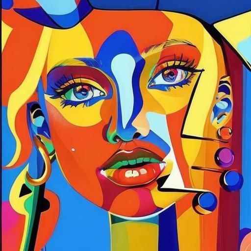 Vibrant Psychedelic Swirls of Color and Pattern