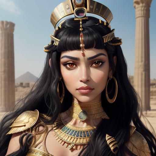 Cleopatra, woman of extraordinary beauty and charisma, as we...