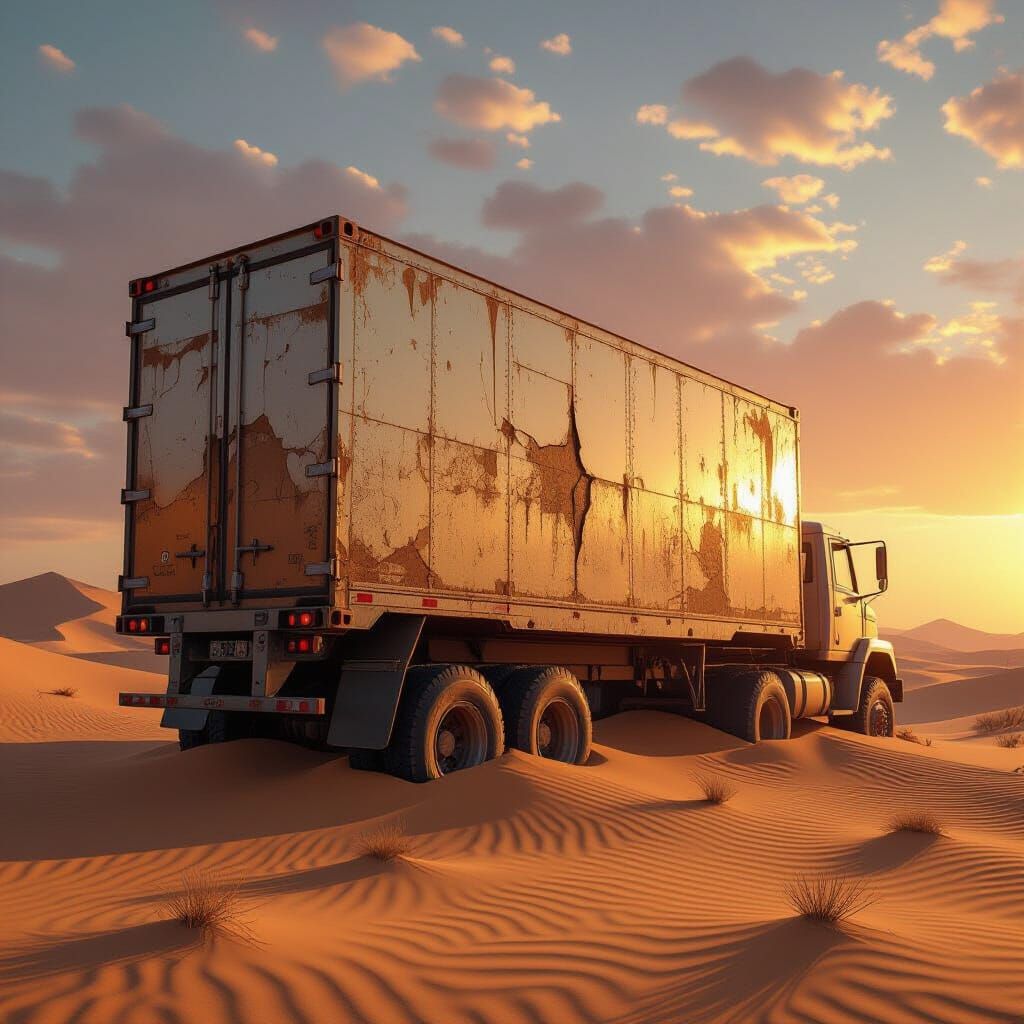 Ancient Moving Truck Unearthed in Desert Sands
