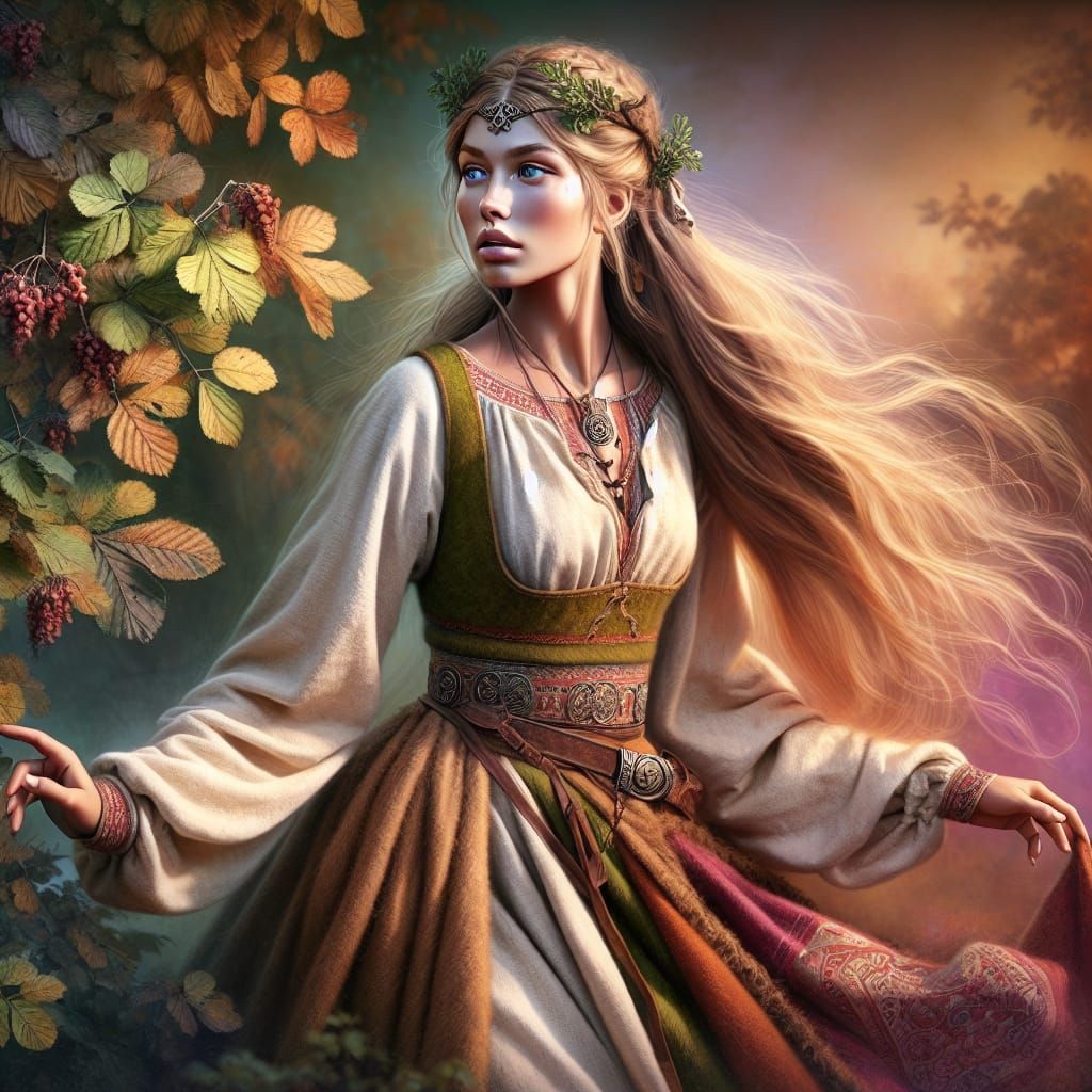 Iron Age Latvian Woman as Hazel Mother