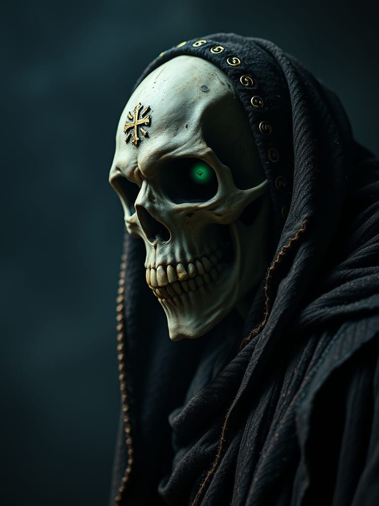 Supreme Undead Lich Lord in Dark Fantasy Cinematic Style