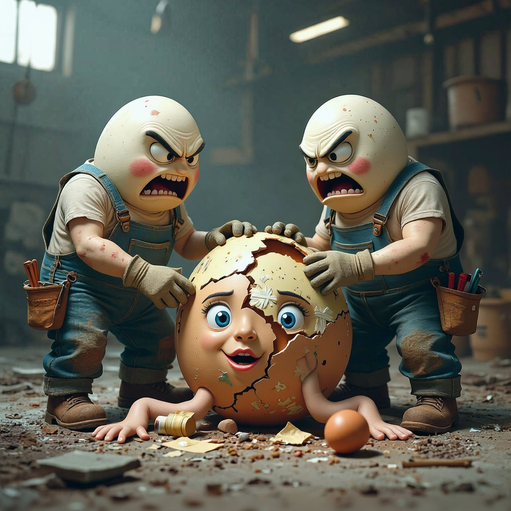 Angry Eggs Repair Humpty Dumpty