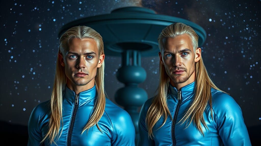 Handsome Pleiadian Aliens Invite You to Space