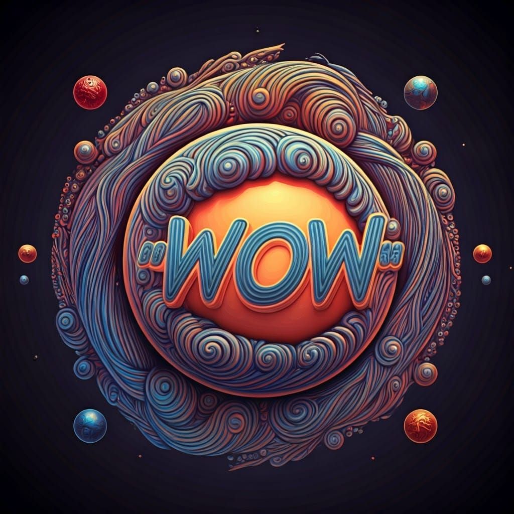 Holographic 3D "WOW" with Cosmic Zentangle Patterns