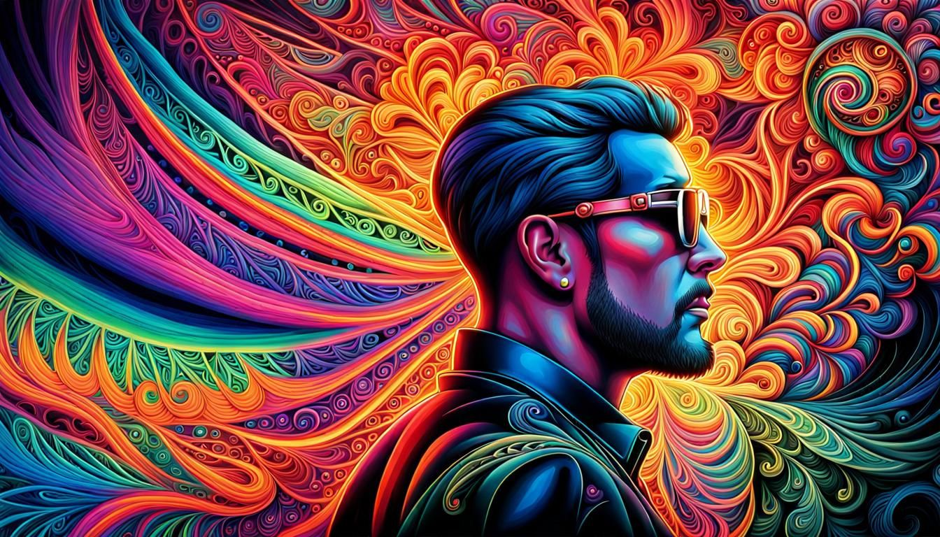 Iridescent Neon Tattoos: A Digital Masterpiece