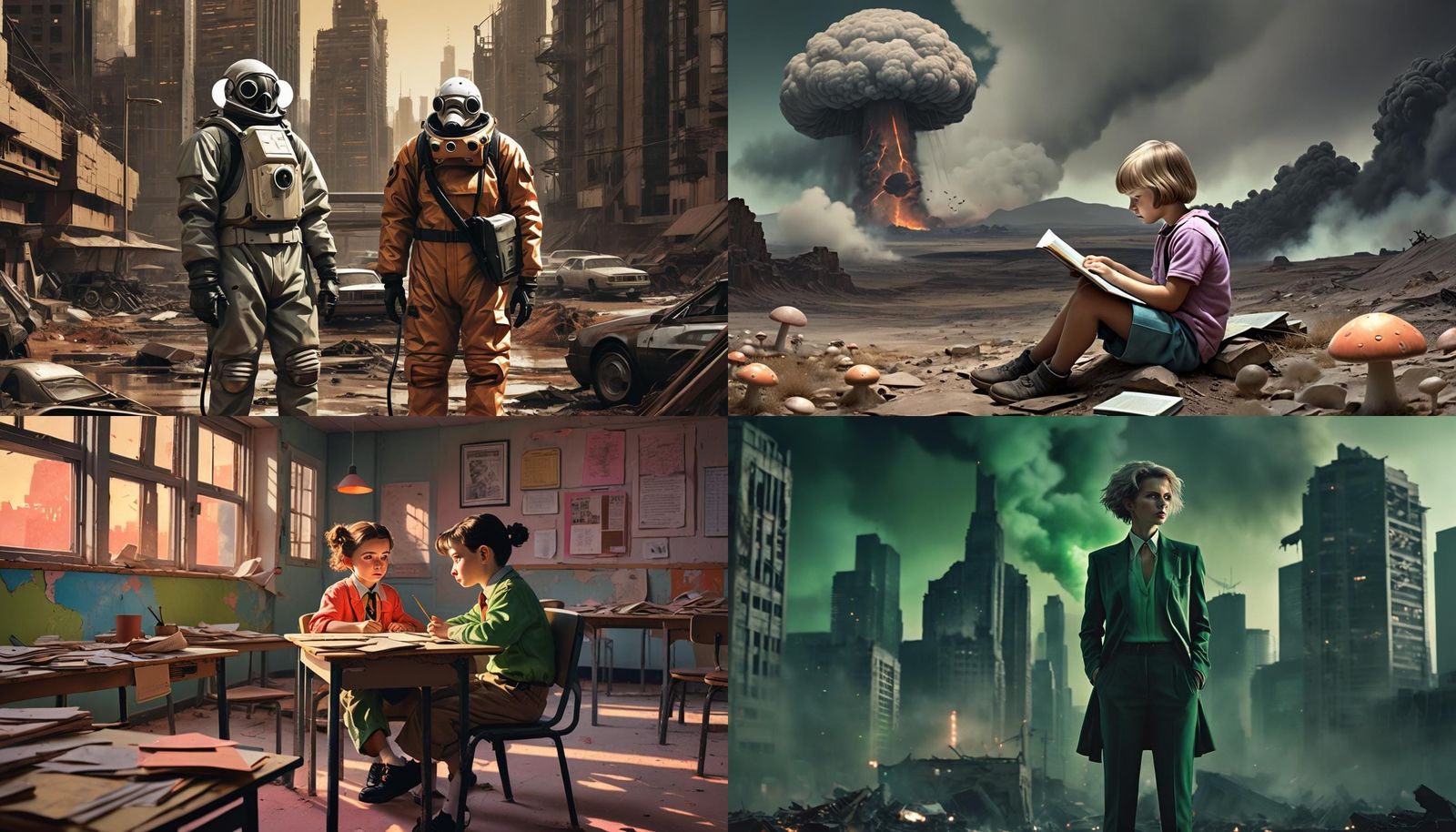 Dystopian Nightmares: A Vintage Ladybird Book Cover