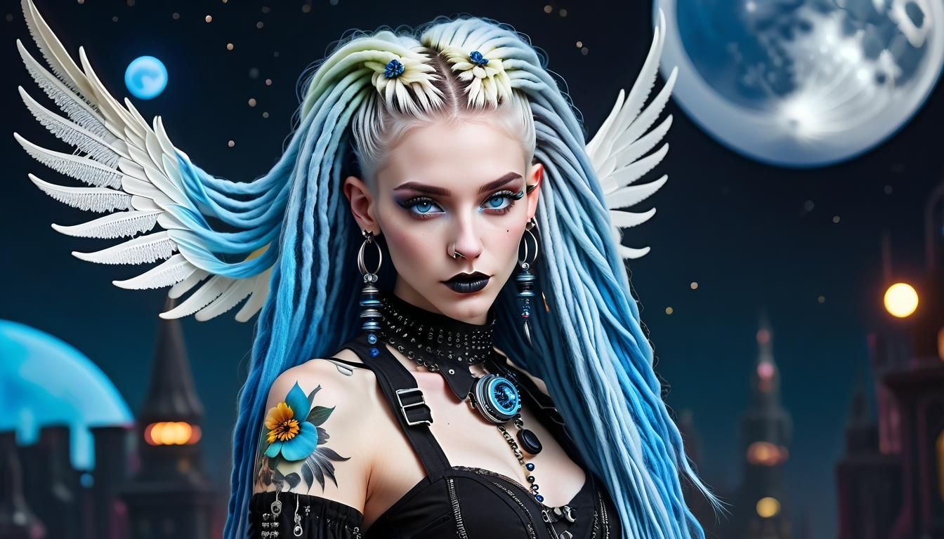 Adult MoonCub with wing hair