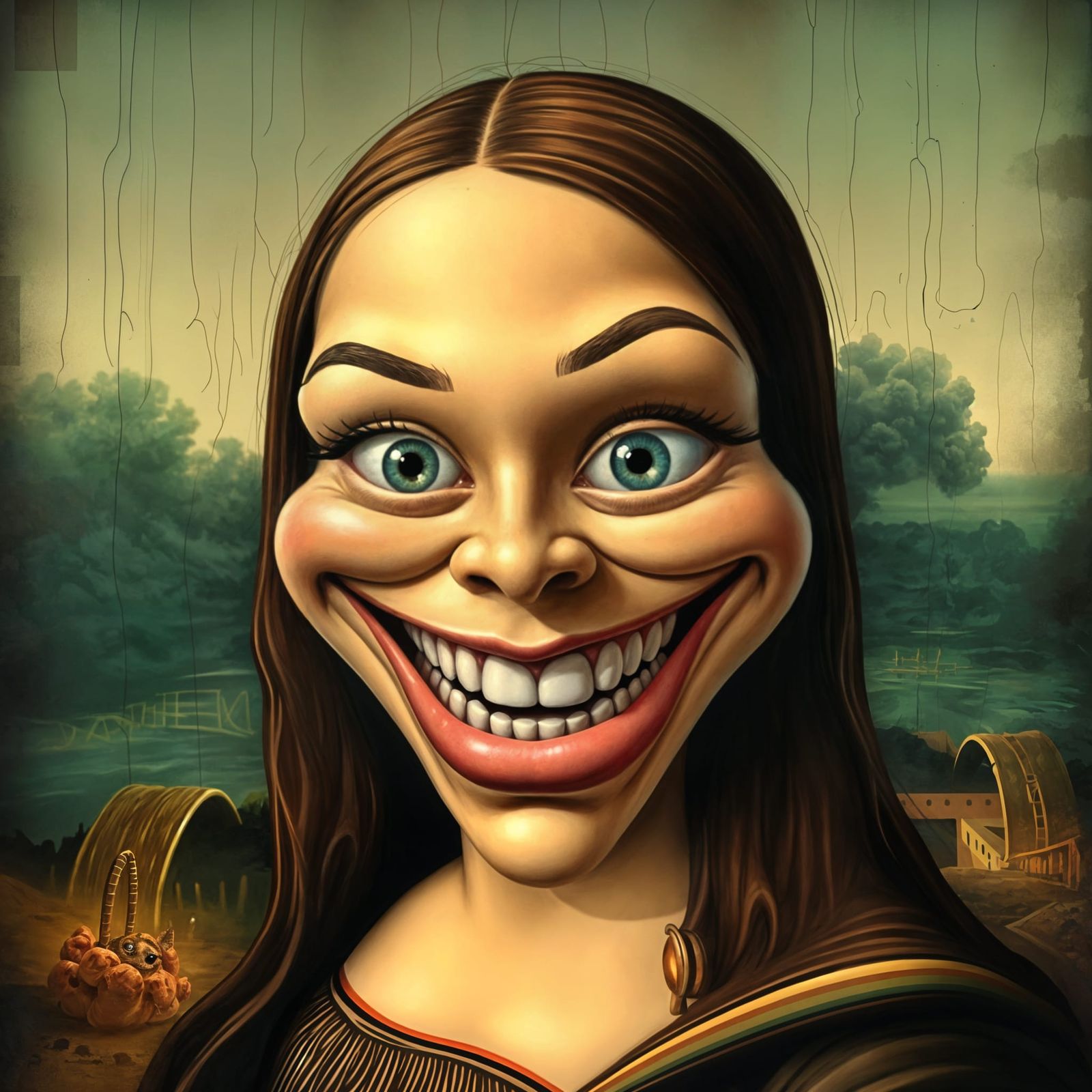 Mona Lisa Caricature