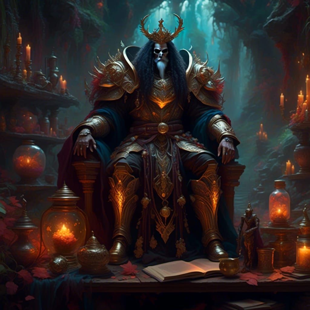 <lora:Nurin Wizards:1.0> A Bot-King-God bringing peace to al...