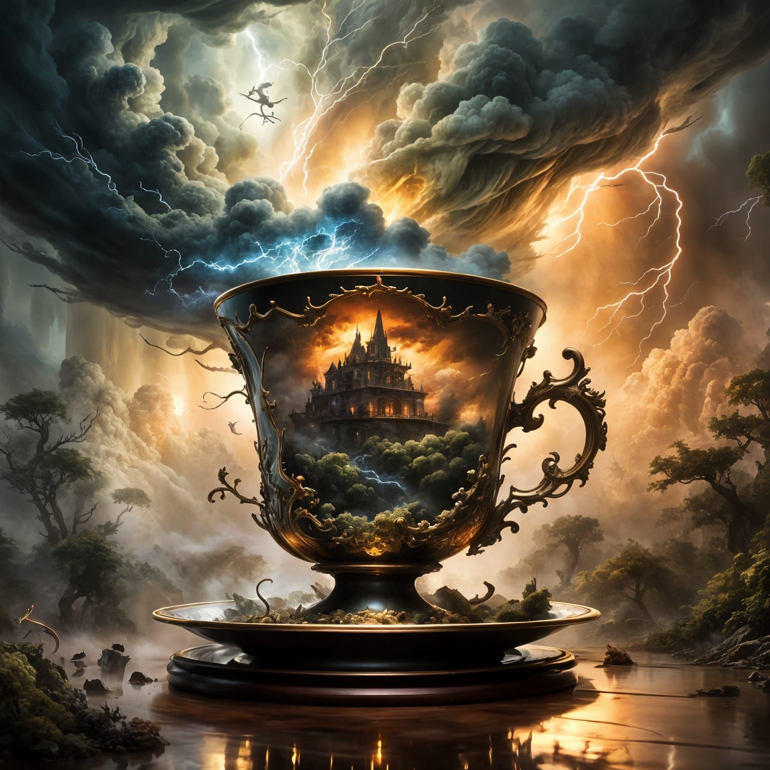 Storm cup