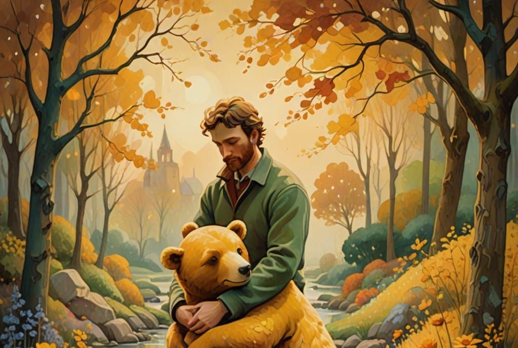 Nostalgic Portrait of a Cherished Childhood Friend