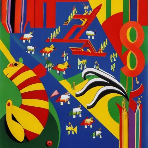 Cyrillic Alphabet in Kay Nielsen Style