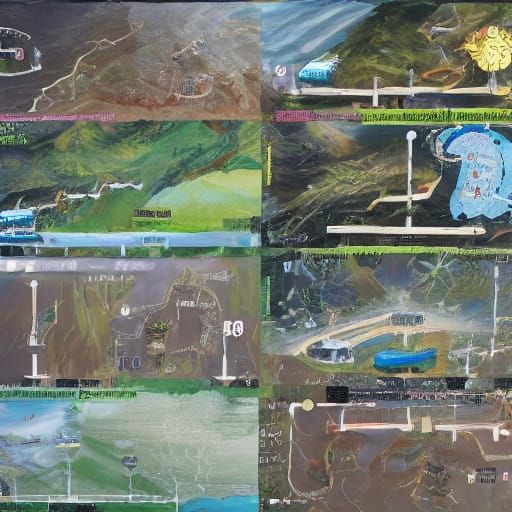 AI Generated Image of Hydrologic Concept