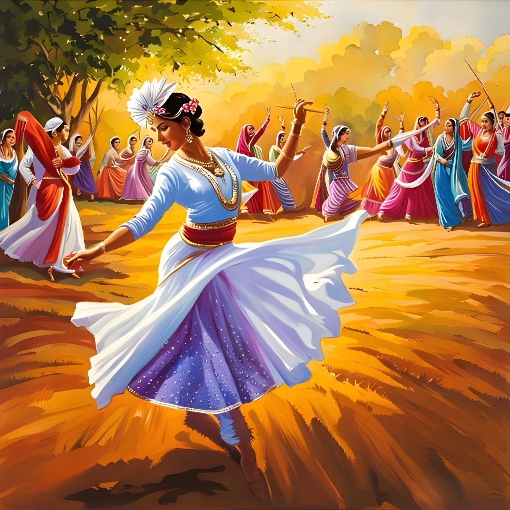 Kathak Traditional Indian Dancers