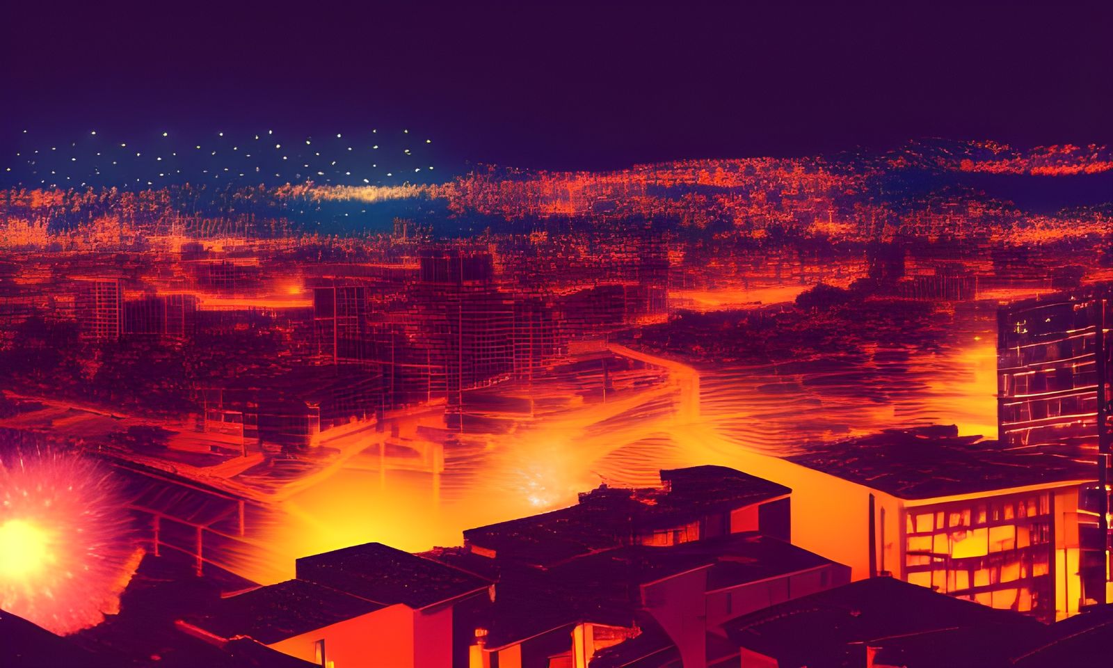 The city