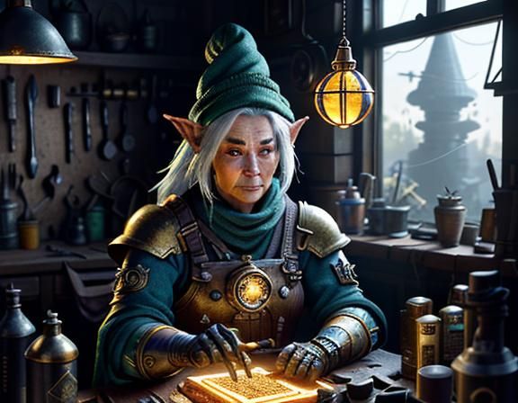 Gnome Repairs Automaton: 3D Game Cinematic