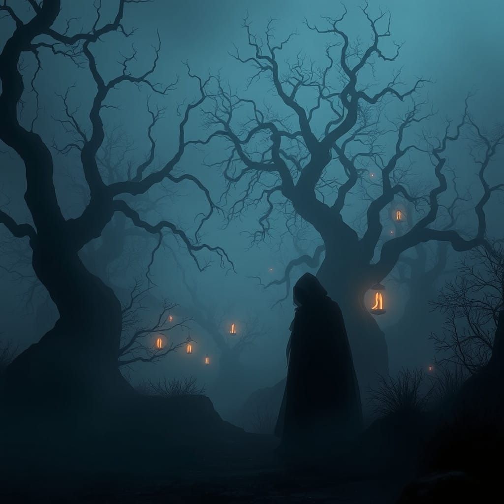 Mystical Twilight Realm: A Hauntingly Beautiful World