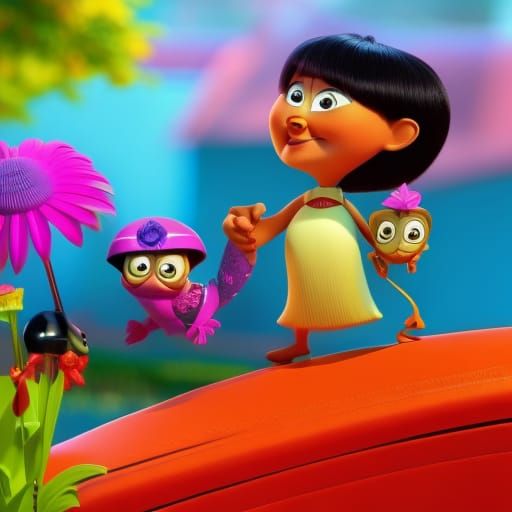 Happy Mother's Day: Pixar Animated Image