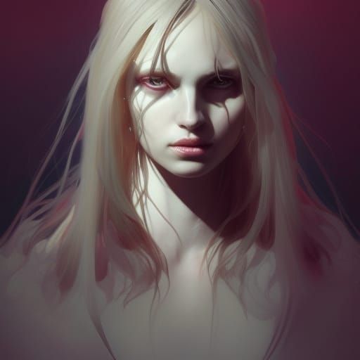 Demonic Creature Portrait in Hyperdetailed Style