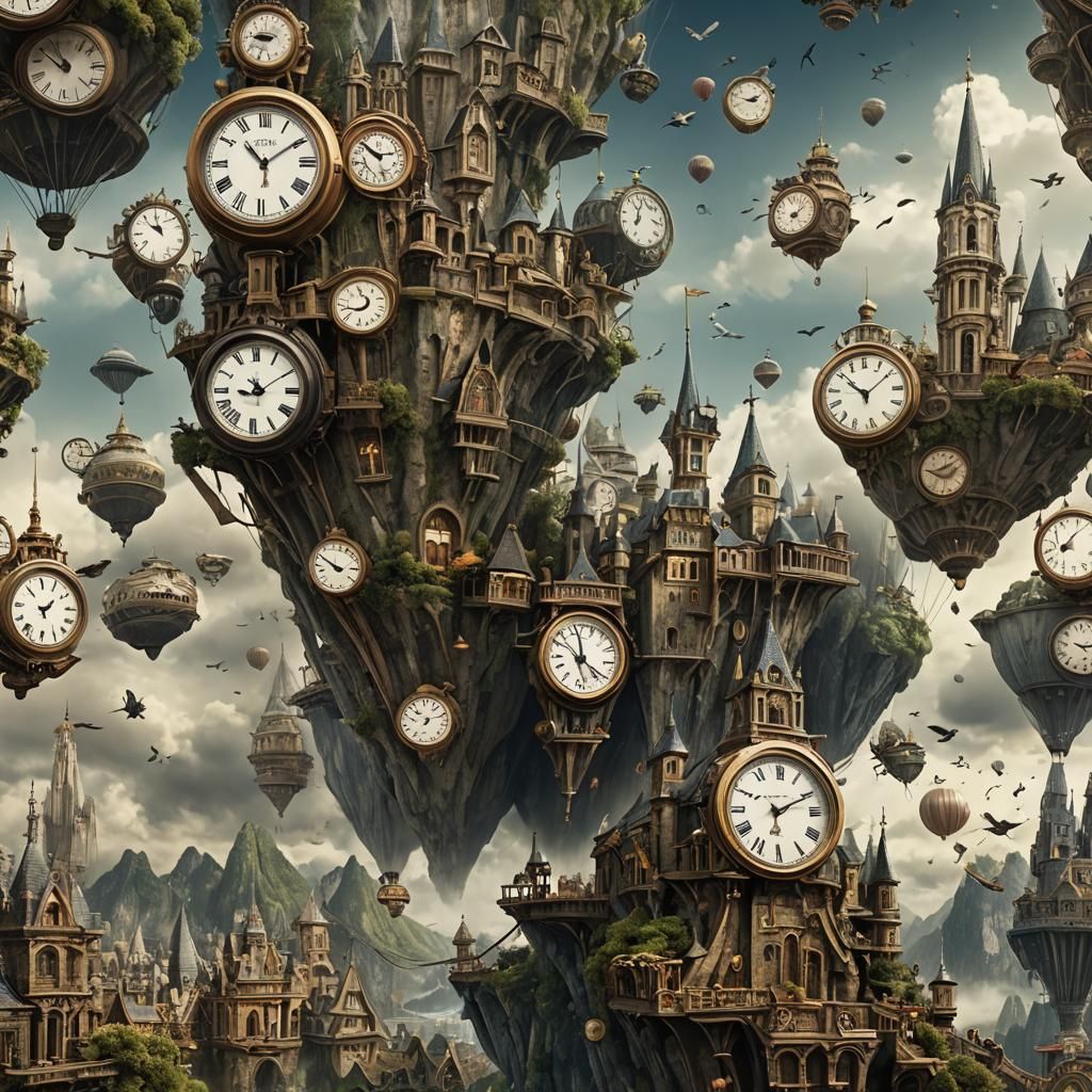 Time Flies: A Detailed Matte Painting