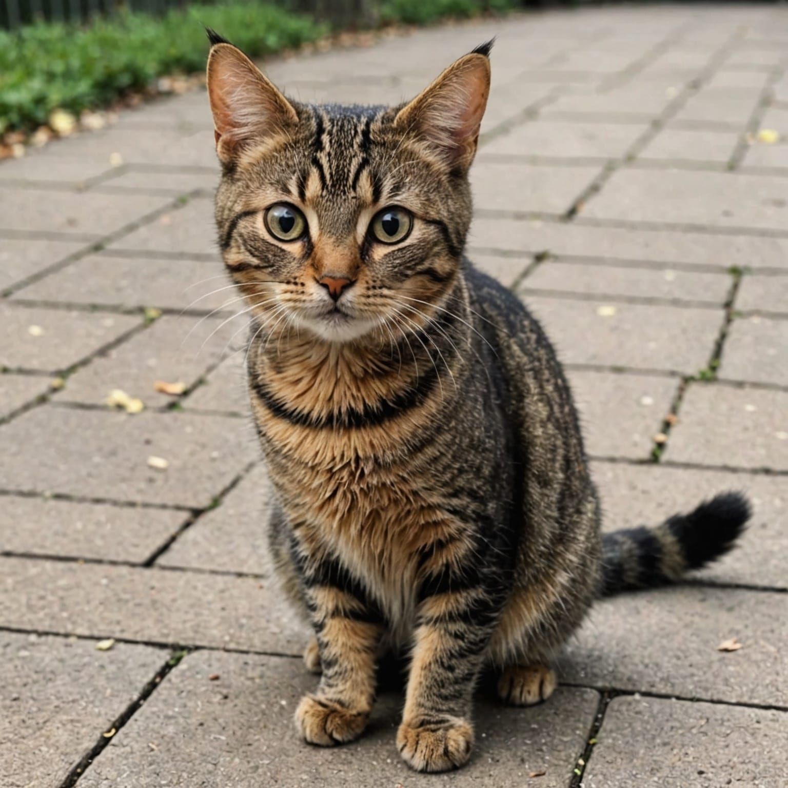 A Feline with Distinctive Personality Traits