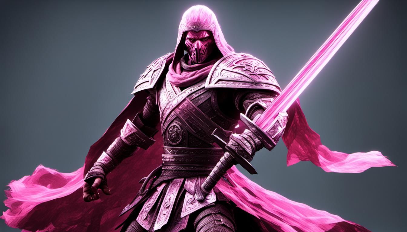 The Kurgan dressed in a Pink but Powerful