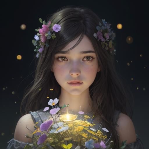 Enchanted Jar: Fantasy Flowers and Lights, Hyperrealism