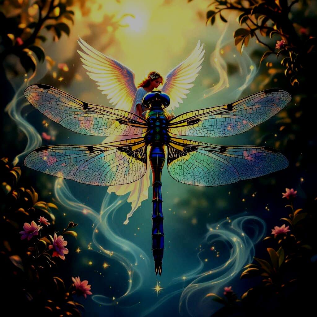 Dragonflies Carry Angels on Their Wings